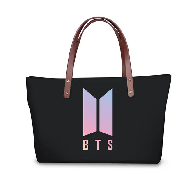 THIKIN Kpop BTS Printing Shoulder Messenger Bag Women Famous Team BTS