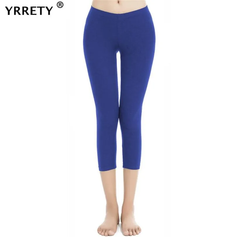 YRRETY Women Legging Black Capri Leggings Sexy Fitness Sporting Pants Mid-Calf Trousers Hight Waist Solid Bottom Slim Leggings YRRETY Women Legging Black Capri Leggings Sexy Fitness Sporting Pants Mid-Calf Trousers Hight Waist Solid Bottom Slim Leggings