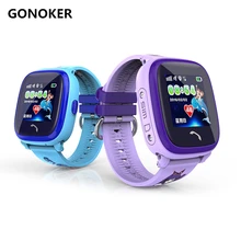 Лучшие Детские умные часы IP67 Водонепроницаемый часы df25 часы Дети SmartWatch с анти-потерянный SOS вызова расположение устройства трекер
