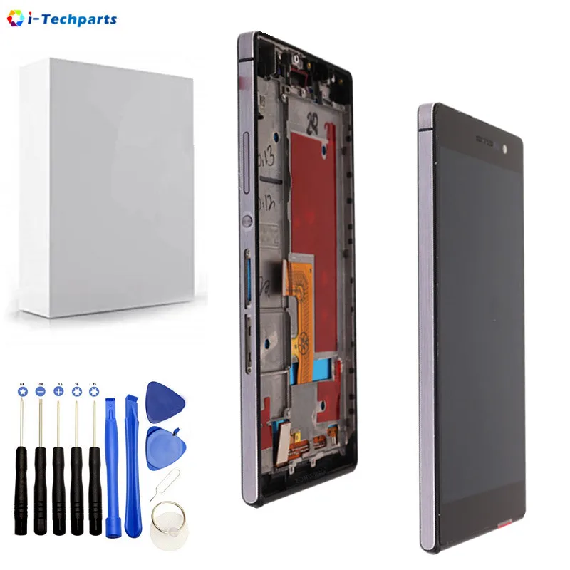 

5.0inch 1920x1080 Original for Huawei Ascend P7 LCD Display and Touch Digitizer Screen Assembly with Frame Replacement