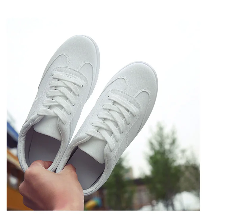 Белые туфли; женские кроссовки; повседневная женская обувь на плоской подошве; брендовые кроссовки; женская обувь на толстой подошве; обувь, увеличивающая рост; 3 см; A1526