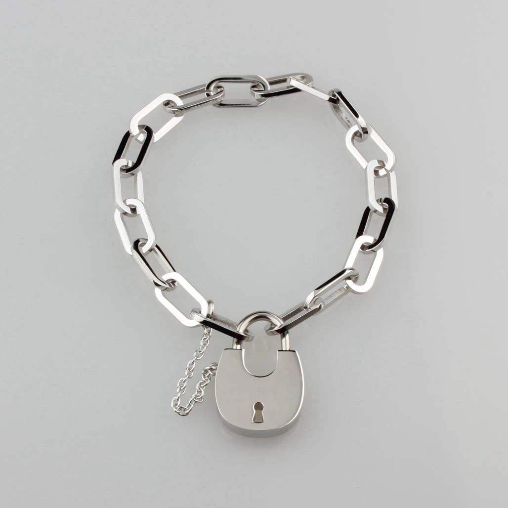 WLB0073 Free Shipping Latest Fashion Trendy lock bracelet luxury open