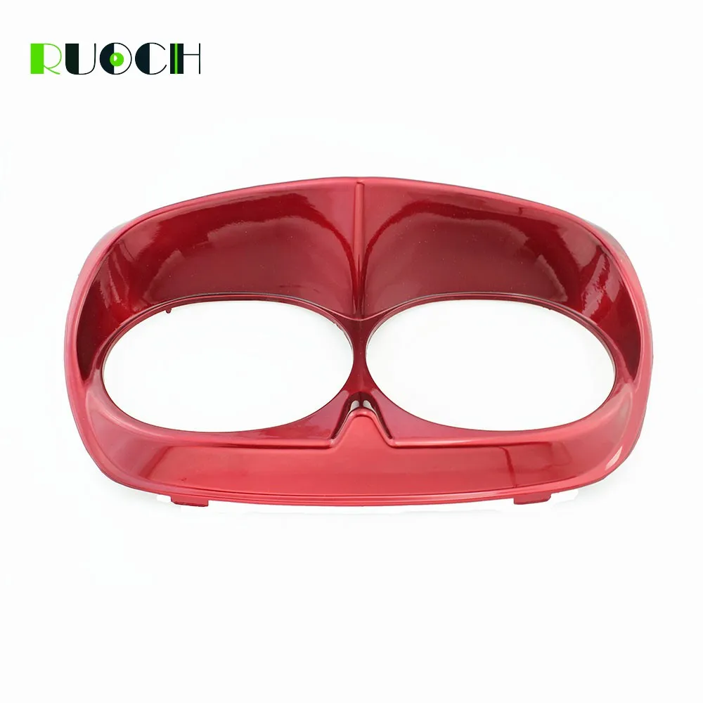 RUOCH For Harley Touring Motorcycle Headlight Bezel Scowl Outer Fairing Cover for Harley-Davidson Electra Road Glide 1998-2013 (9)