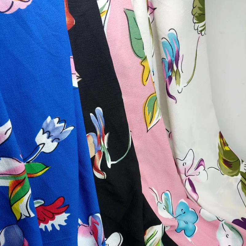printed chiffon dress fabric