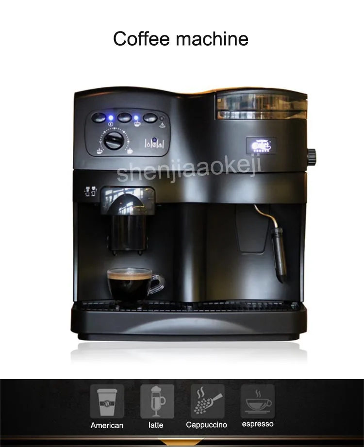 Автоматическая кофе-машина для домашнего использования с мясорубкой коммерческий насос давление многофункциональная кофемашина 220 В 1350 Вт 1 шт