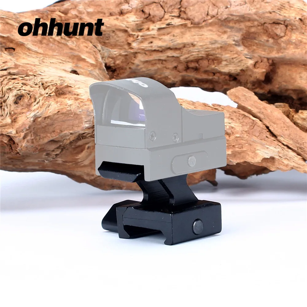 ohhunt High Profile Compact Tactical Red Dot Sight Riser Mount 3 Slots Picatinny Weaver Rail Hunting Scope Mounts Accessories (1)