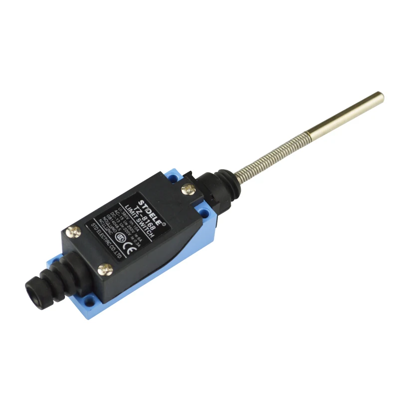 

5pcs/lot Metal Limit Switch waterproof Resistant to oils dual circuit micro switch with long pole self reset TZ-8168