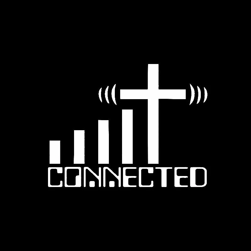 YJZT 15 2 см * 11 7 подключен крест Wi Fi дешевые высокое качество Стикеры виниловые