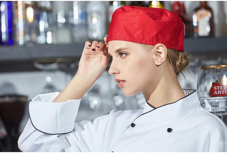 Шапочка шеф-повара шляпа Бар Ресторан закуска для ресторана бар официант кухня рабочая шляпа