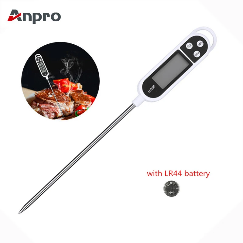 

Anpro Electronic Food Thermometer Cooking Food BBQ Probe Thermometer Milk Measurement Oven Barbecue Meat LCD Digital Thermometer