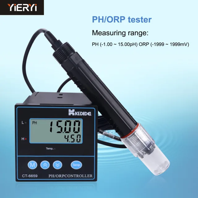 Digital CT 6659 Industrial PH Meter PH/ORP Controller ForSewage