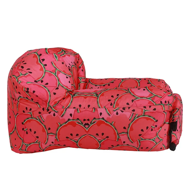 2018 Fast Inflatable Lounger Sofa Watermelon Banana Print Camping