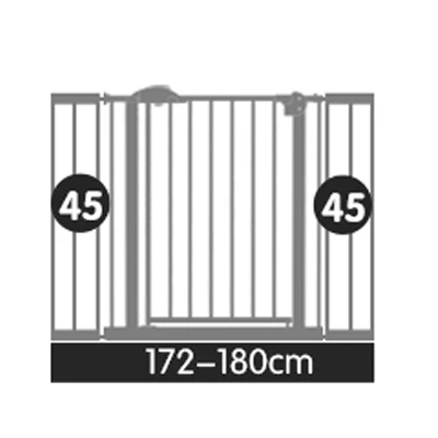 132-200 см много размеров ворота Лестницы ворота детские безопасные двери бар pet Двери Прямая поставка - Цвет: 172-180CM