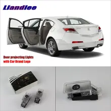 Liandlee Car Door Welcome Light Shadow LED Laser Projector Logo For Acura TL / Acura RLX Courtesy Doors Lights Accessories Parts 2xcar door logo lights courtesy shadow laser for honda acura mdx rlx tl tlx zdx