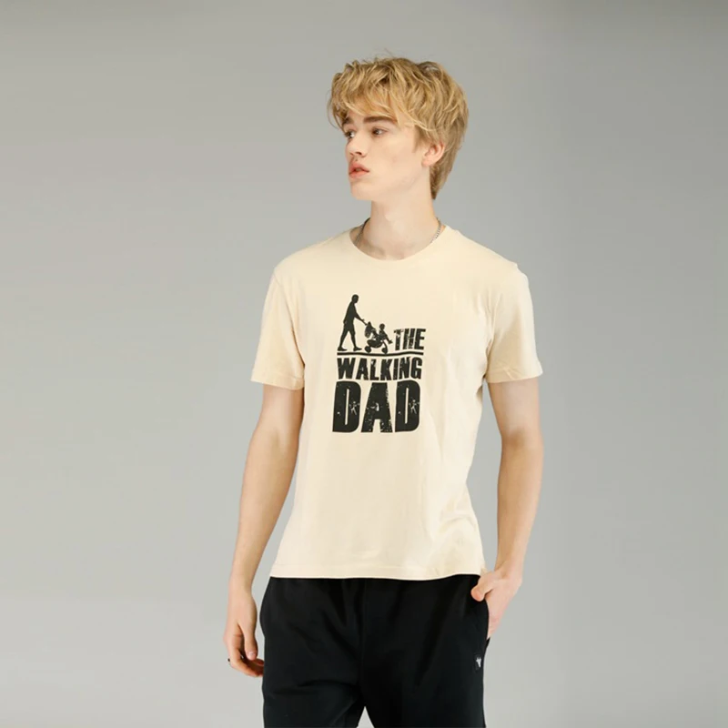 

VanL original summer new men's cotton short-sleeved T-shirt round neck print double wash male T EM9218097
