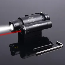 Страйкбол охотничья Тактическая Винтовка компактный Красный точечный лазерный мощный фокусирующий фонарь фонарик для военной пейнтбольной винтовки аксессуары