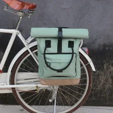 Tourbon, винтажная велосипедная сумка, Ретро стиль, сумка для велосипеда, сумка для езды на велосипеде, на заднем сиденье, для отдыха, через плечо, сумка для ноутбука, городской рюкзак