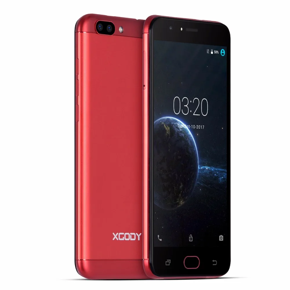 XGODY 4G LTE 5.5 Inch Smartphone 1GB RAM 16GB ROM 13.0MP Mobile Touch MTK6737 Quad Core Android 6.0 Telefone Celular 2 SIM Phone
