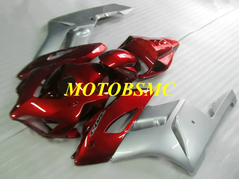 Пользовательские мотоцикла обтекателя комплект для HONDA CBR1000RR 04 05 CBR 1000RR CBR 1000 2004 2005 ABS белого и серебристого цвета Обтекатели+ подарки HG23