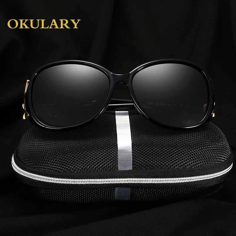 Billige 2018 mode Frauen Polarisierte Sonnenbrille Schwarz Rot Braun Lila Farbe Freies Verschiffen