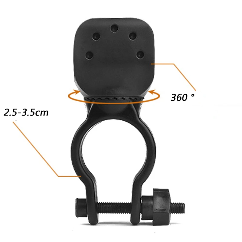 

Z50 Bike holder 360 degree rotation Bicycle Clip Light LED Flashlight Mount Bracket Holder Torch Clip lighting accessories