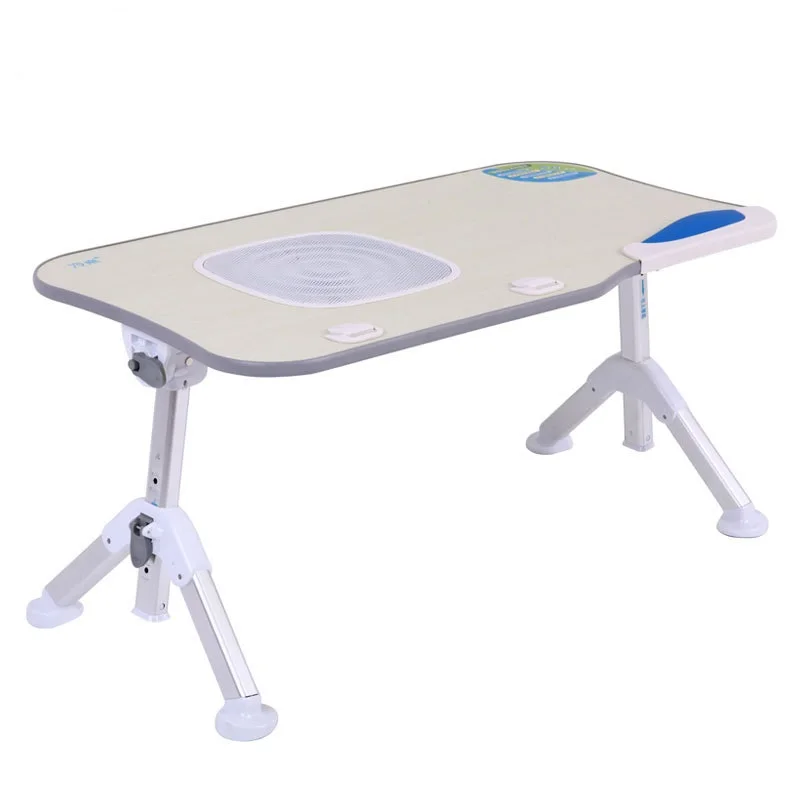 

With Fan Foldable Notebook Computer Table Household Lazy Bed Computer Desk Lifting Desk On Bed free shipping
