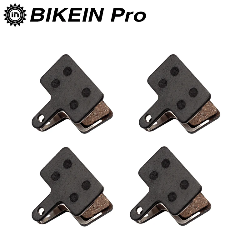 Bikein 4 пары Смола диск велосипед тормозные колодки для Shimano M525 M515 M486 M485 M446 M445 M416 M395 M375 Tektro orion auriga Pro