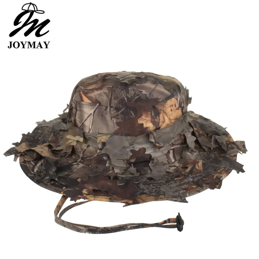 

Joymay 2019 NEW Adjustable Tactical Climbing 3D camouflage cap Outdoor sport hat man hunting camping Maple fishing cap YF017