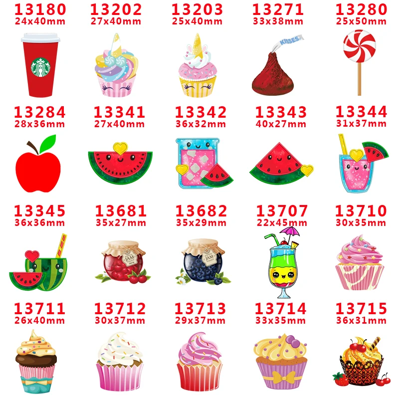 

Free shipping 30 pcs planar resin food resin pr13180