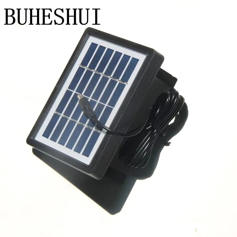 

BUHESHUI Polycrystalline 1.3W 6V Solar Cell Module With DC5521 Cable 3M DIY Solar Panel Charger For 3.7V Battery System Lights