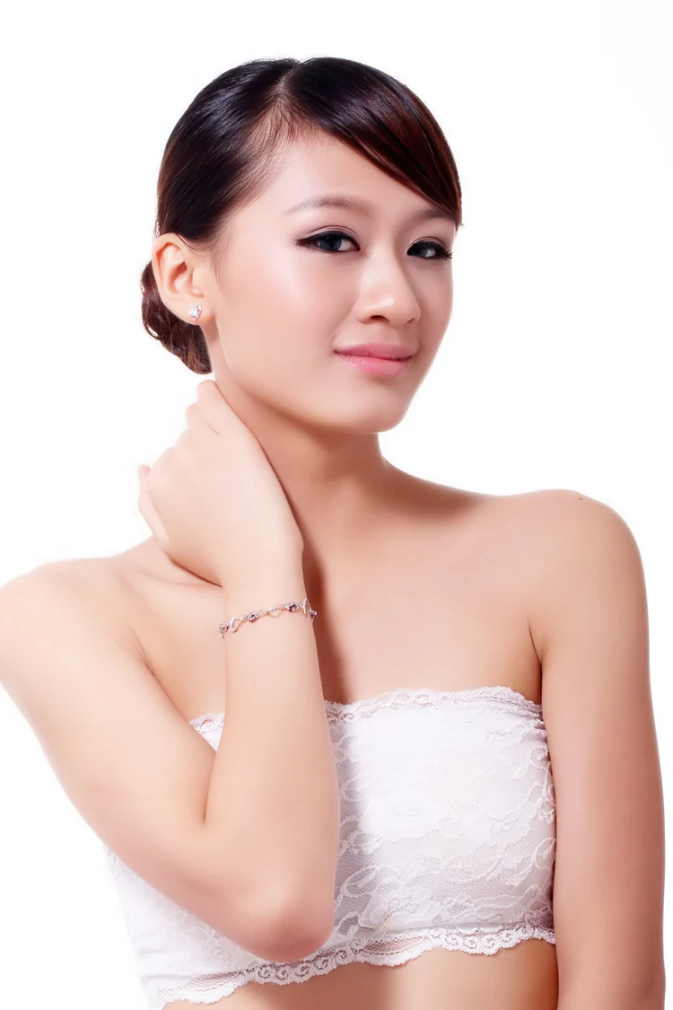 

ZTUNG belt2 For MO flower color pattern green material 925 silver women bracelet send with bag for women and man gift