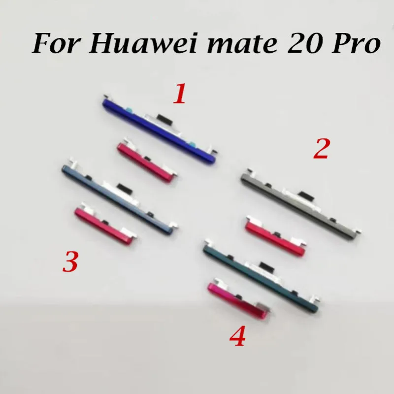 

1 SET Original For Huawei mate 20 pro SIde Volume Button + Power ON / OFF Buttton Key Set Replacement Part