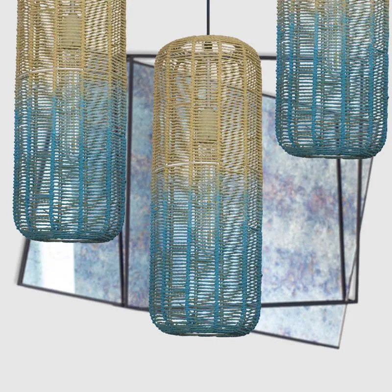 

Festival lights Nordic retro Pendant Lights corridor retro restaurant original designer llighting hemp rope LU80713