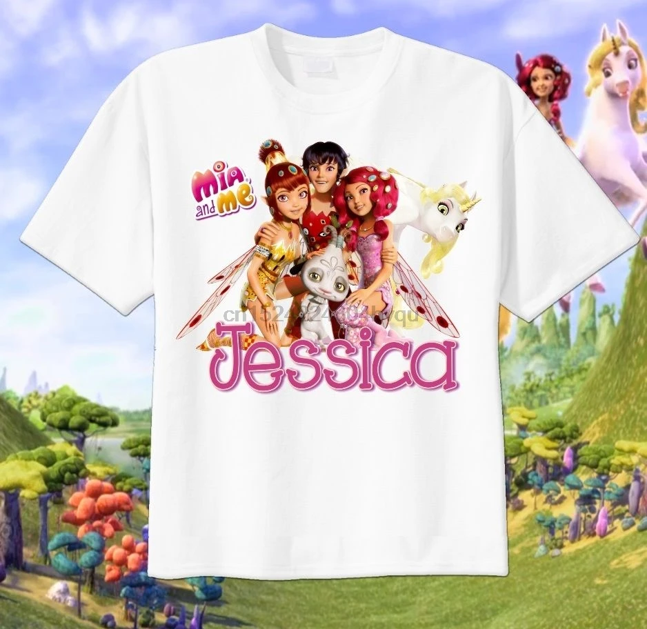 

Mia and Me Custom T-shirt Personalize tshirt Birthday party gift Phuddle Yuko