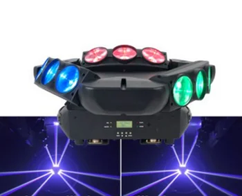 

Guangzhou supplier 9 Eyes x 10W RGBW 4 in 1 led spider beam moving head light