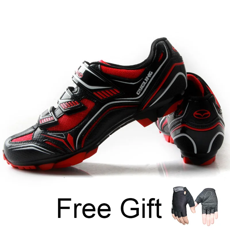 Teibao Cycling sneaker Mens Breathable Cycling font b shoes b font mtb Mountain bike font b