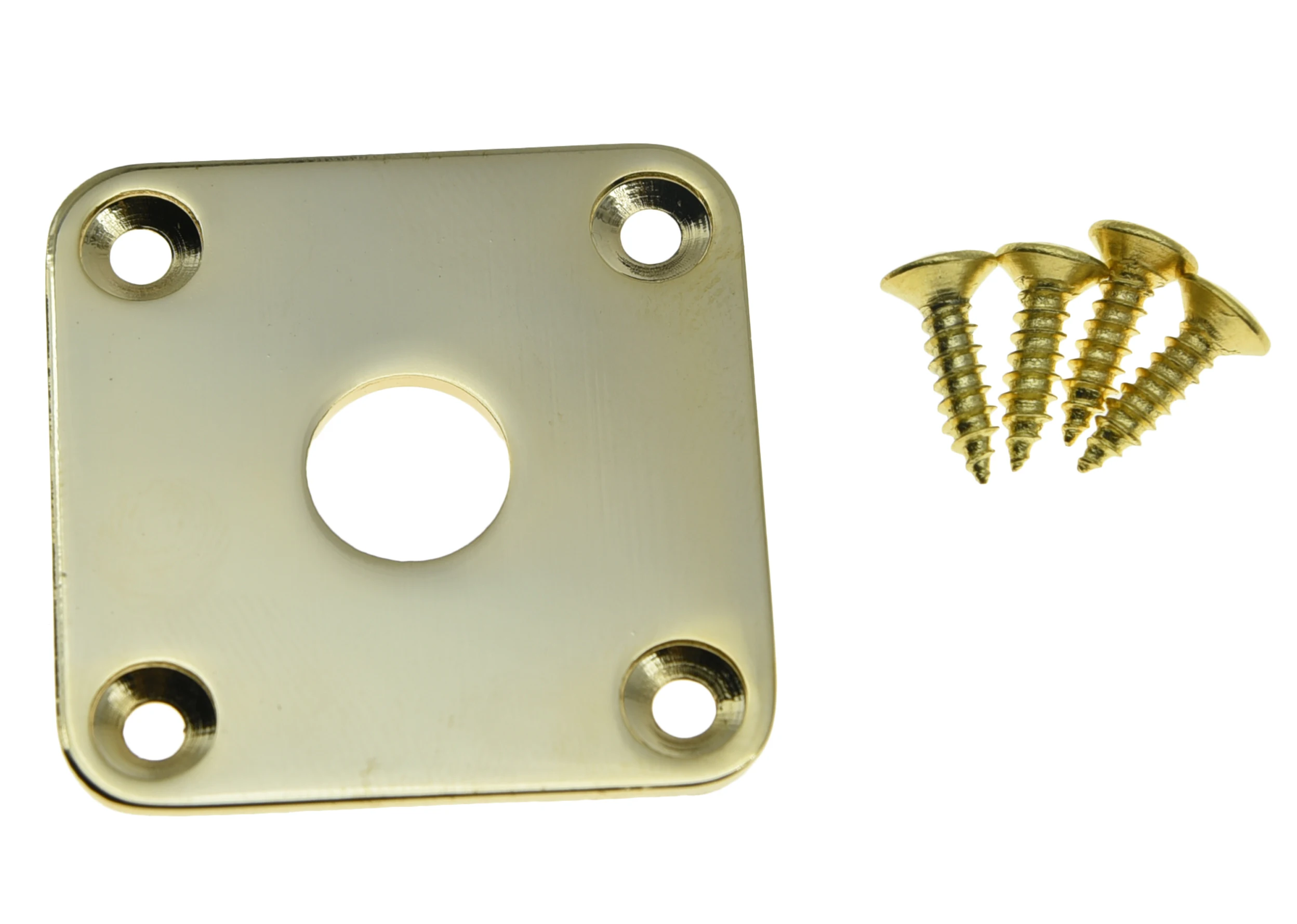 

KAISH Flat Bottom Jack Plate Square Flat Base Jackplate for LP Les Paul Guitars Gold