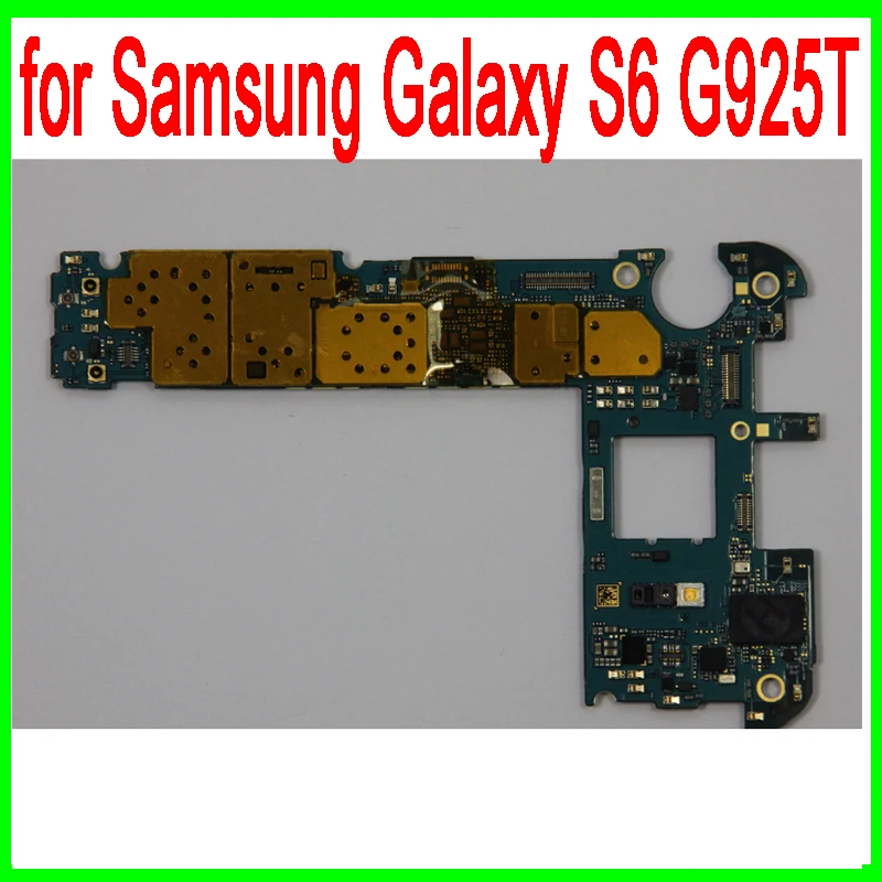 Версия США для Samsung Galaxy S6 Edge G925T материнская плата оригинальная разблокированная