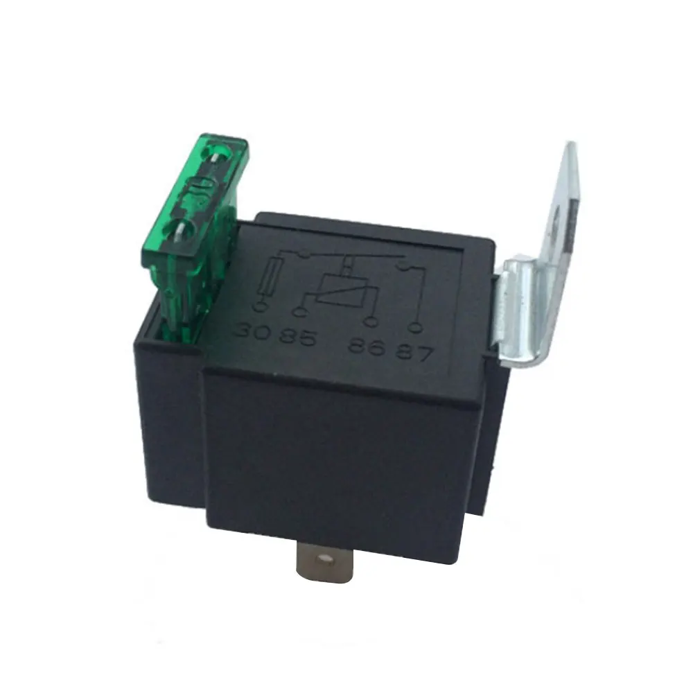 

Pratical Fuse Relay Universal Fuse Metal Plastic Durable Black Fused Relay