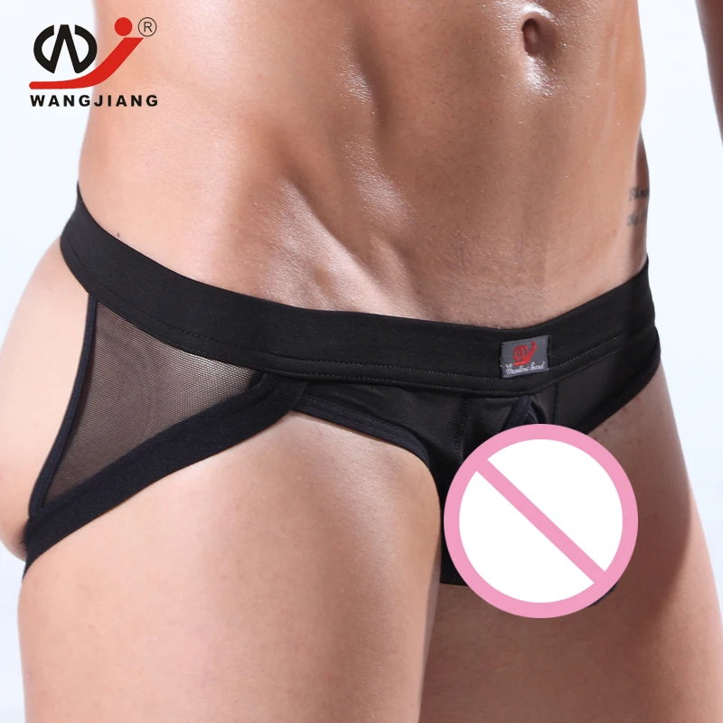 WJ jockstrap гейские мужские стринги эротические прозрачные для мужское нижнее белье