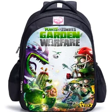 16 дюймов Растения против Зомби сумки для школьников мальчиков рюкзак крутые детские школьные сумки для подростков Детские рюкзаки Mochila