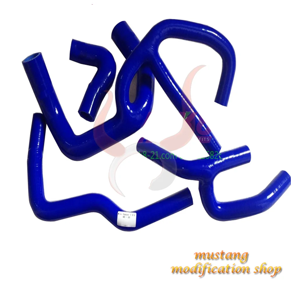 

car silicone hose Radiator Fit High quality FOR MINI COOPER S SPI 1275/1.3L 1991-1996 year Black blue red 10PCS