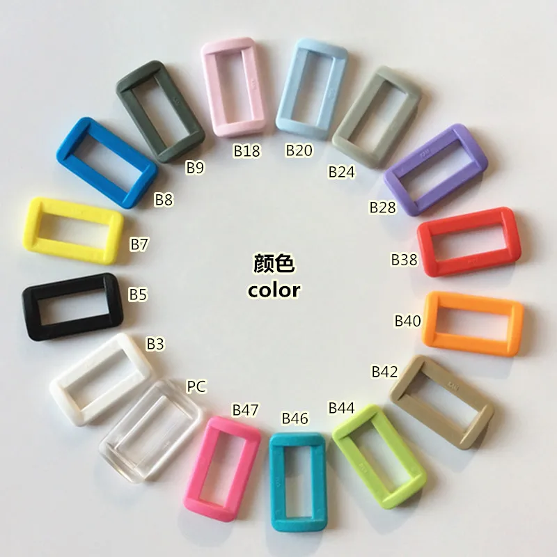 

1" Colorful Slider Tri Glide Adjust Buckles Straps 200pcs Pack 12 optional colors Straps Webbing (25mm) #M001