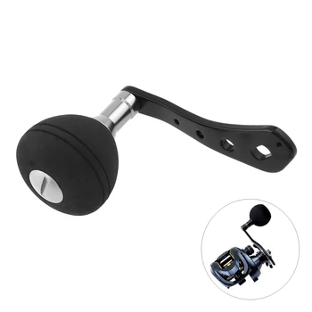 

Metal Baitcasting Fishing Reel Replacement Single Handle Drum Reel Rocker Arm Grip Support 5x8mm Hole Size