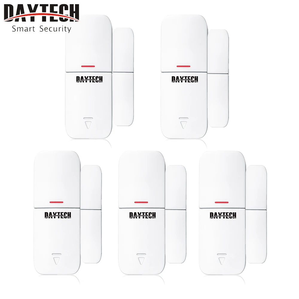 

DAYTECH Wireless Door-open Sensor Door Window Magnet Detector Support 433MHz Home Security Alarm System for Home Store Office