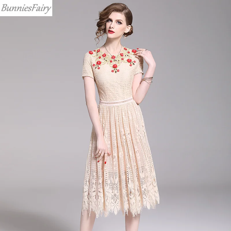 BunniesFairy Лето 2019 г. для женщин Сладкая принцесса элегантный тяжелой промышленности