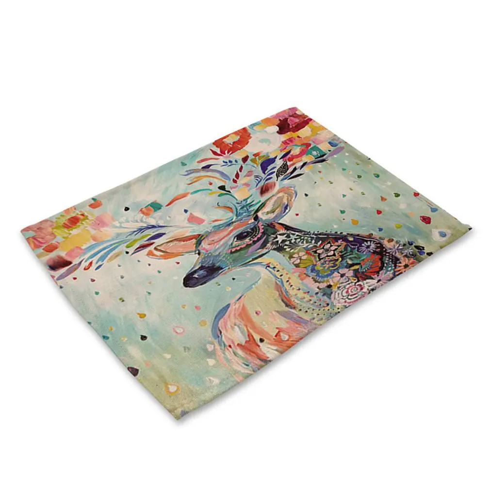 

Placemats Washable Easy to Clean Pvc Placemat for Kitchen Table Heat-resistand Woven Vinyl Hard Table Mats