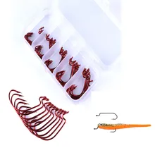 Горячая 51 шт. крючок Красный никелевый крюк набор безопасности и выживания Z921