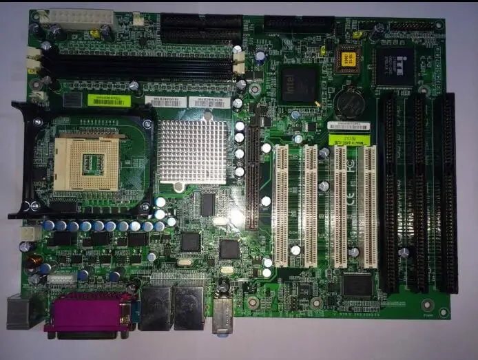 100% OK оригинальный IPC плата MBATX-845E-G2B 845 REV 3 2 Промышленная материнская с 4 * PCI