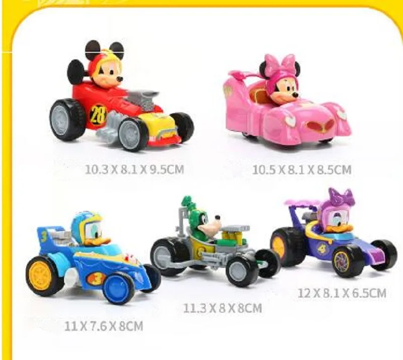 Машинки Дисней игрушечные машинки Микки Маус Минни модель игрушки автомобиль подарок для детей